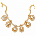 Pearl Drop Statement Necklace