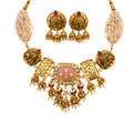 Heritage Pearl Choker with Jhumkas