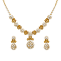 Peacock Kundan Necklace Set